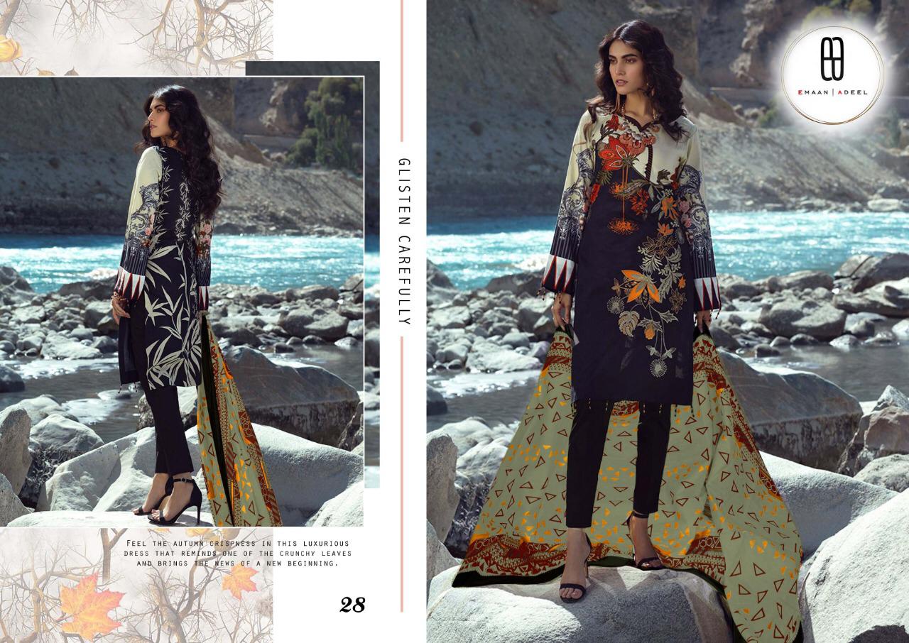 Emaan Adeel 3 Readymade Latest Fancy Designer  Pure Lawn Karachi Cotton Dress